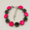 Swarovski crystal bracelet "Desiree" Hot pink unique bracelet Handmade Women jewelry Special event Wedding accessory floral pink jewelry il fullxfull.6864132996 eotv.jpg