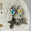 Crystal horse lover earring "Oakley" Austrian unique equestrian jewelry Handcrafted Cowgirl Angel pony Western Dramatic Pear Line dance il fullxfull.7140544589 j5bh.jpg