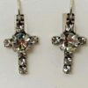 Genuine crystal earrings "Deborah" Austrian crystal Women Religious cross jewelry Gift for pastor Christian cross jewelry Gift for minister il fullxfull.6843368380 tsb5.jpg