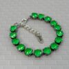 Swarovski crystal tennis bracelet "Mona" Austrian crystal green women jewelry gift for her wedding accessory stackable handcrafted gift il fullxfull.6904940525 j4as.jpg