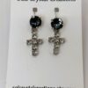 Swarovski crystal earring "Rachel" Genuine crystal CZ Gift for pastor minister Religious jewelry Christian cross Unique handcrafted earring il fullxfull.7083806492 4yok.jpg