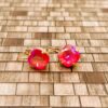 Pink Swarovski crystal earring "Judith Ann" dangle gold tone earring gift for her birthday il fullxfull.7833121260 otdy.jpg