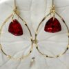 Crystal earring "Marianne" Genuine crystal gold tone dangle earring jewelry trend Gift for friend Unique handmade jewelry Special event il fullxfull.7881071155 7npf.jpg