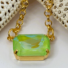 Swarovski Vibrant Apple Green Octagon Crystal "Carmen" Necklace il fullxfull.7359533603 ncbz