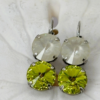 Swarovski Crystal Drop Earrings | Citrus Green, Linen Ignite, Leverback Dangle il fullxfull.7849834683 qzyh